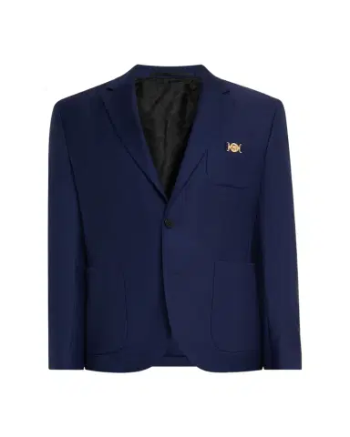 Versace Men's Wool Single-Breasted Blazer | Thumbnail 1