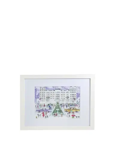 Michael Storrings "Bergdorf Holiday Store" Framed Print | Thumbnail 1