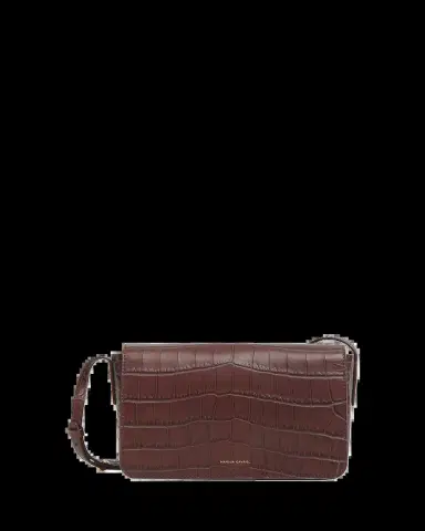 MANSUR GAVRIEL Clio Flap Croc-Embossed Leather Crossbody Bag | Thumbnail 2