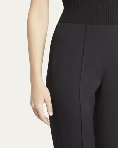 Giorgio Armani Pintuck Slim-Leg Cady Trousers | Thumbnail 5