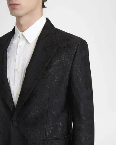 Versace Men's Jacquard Evening Jacket | Thumbnail 4 Versace Men's Jacquard Evening Jacket | Thumbnail 4