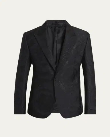 Versace Men's Jacquard Evening Jacket | Thumbnail 5 Versace Men's Jacquard Evening Jacket | Thumbnail 5