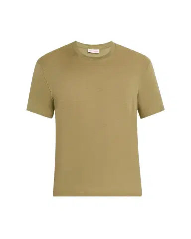 Orlebar Brown Men's Easy-Fit Stretch Linen Crewneck T-Shirt | Thumbnail 1