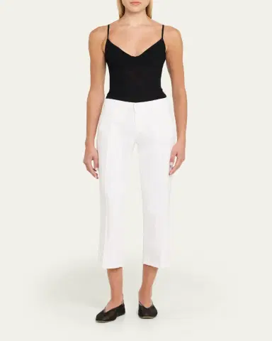 L'Agence Blaine Low-Rise Crop Straight Jeans | Thumbnail 2