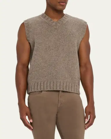 Frame Men's Yak Wool Knit Vest | Thumbnail 8 Frame Men's Yak Wool Knit Vest | Thumbnail 8