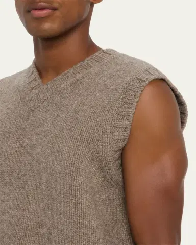 Frame Men's Yak Wool Knit Vest | Thumbnail 9 Frame Men's Yak Wool Knit Vest | Thumbnail 9