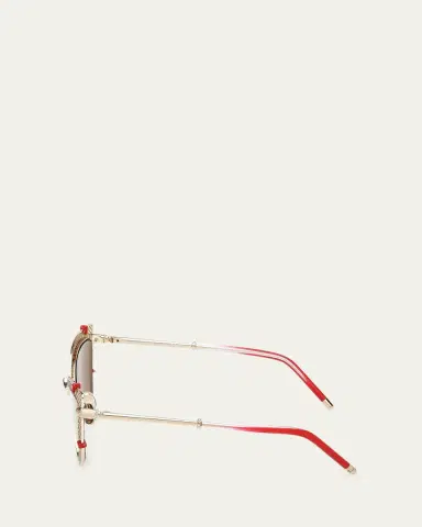 Christian Louboutin Miss Z Metal Cat-Eye Sunglasses | Thumbnail 3 Christian Louboutin Miss Z Metal Cat-Eye Sunglasses | Thumbnail 3