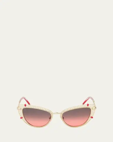 Christian Louboutin Miss Z Metal Cat-Eye Sunglasses | Thumbnail 6 Christian Louboutin Miss Z Metal Cat-Eye Sunglasses | Thumbnail 6