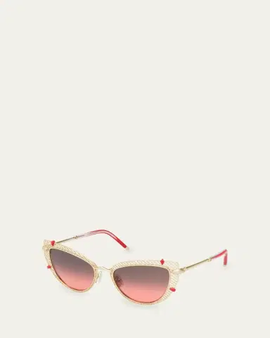 Christian Louboutin Miss Z Metal Cat-Eye Sunglasses | Thumbnail 7 Christian Louboutin Miss Z Metal Cat-Eye Sunglasses | Thumbnail 7