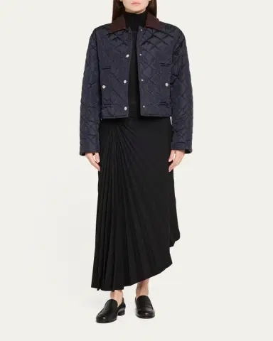 A.L.C. Henri Quilted Contrast Collar Jacket | Thumbnail 2