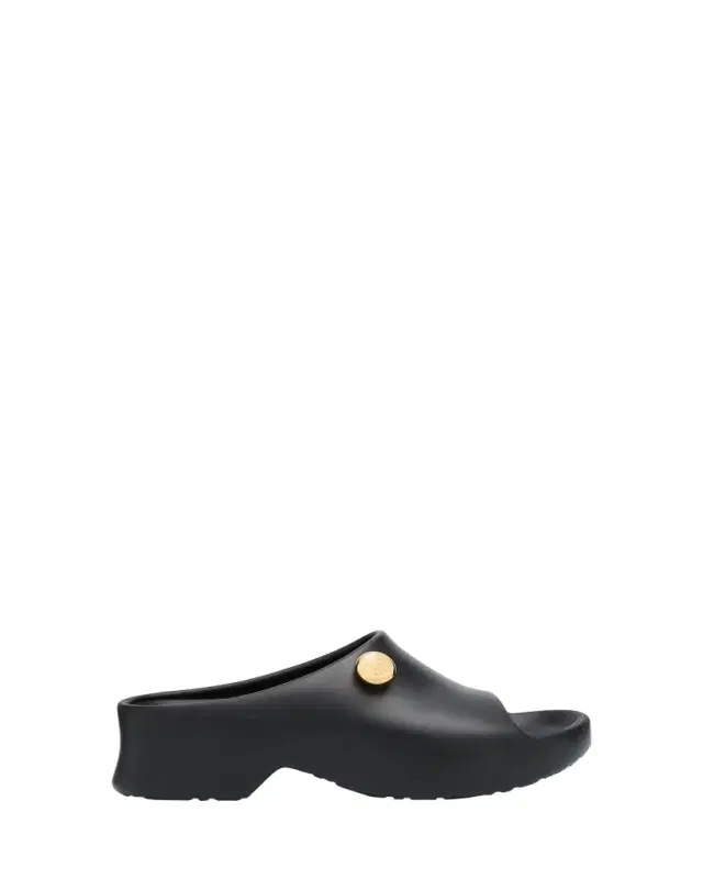 Pebble Foam Button Slide Sandals