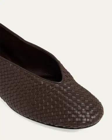 Bottega Veneta Micro Woven Nappa Leather Ballerina Flats | Thumbnail 5 Bottega Veneta Micro Woven Nappa Leather Ballerina Flats | Thumbnail 5
