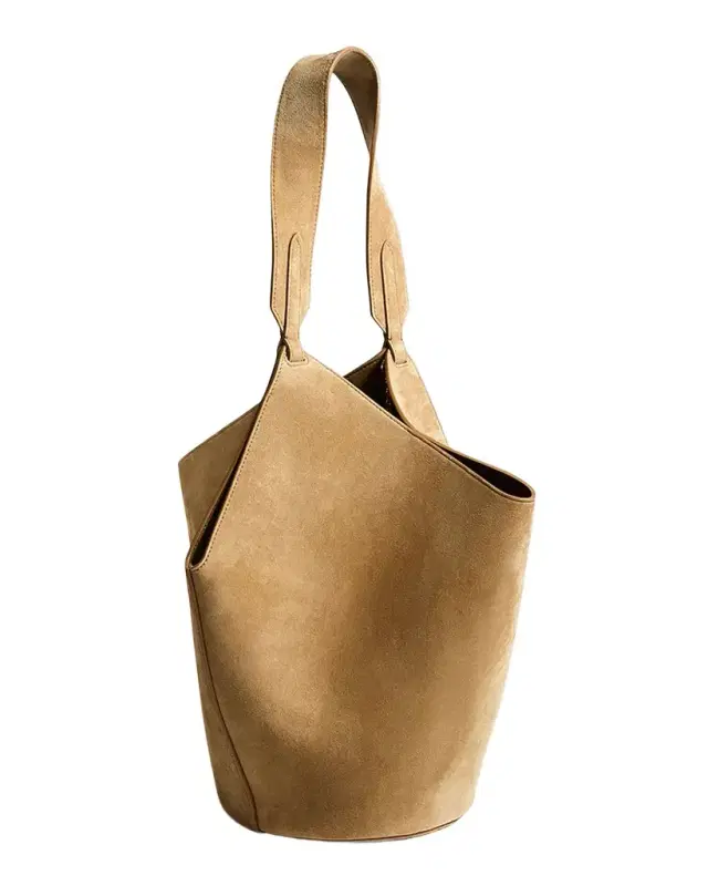 Lotus Small Suede Tote Bag