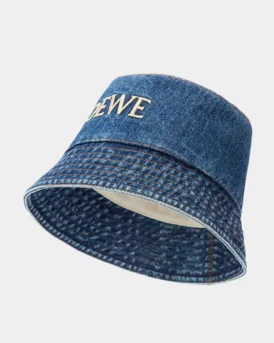 Loewe x Paula's Ibiza Logo Denim Bucket Hat | Thumbnail 2
