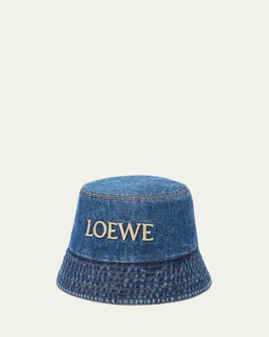 Loewe x Paula's Ibiza Logo Denim Bucket Hat | Thumbnail 3