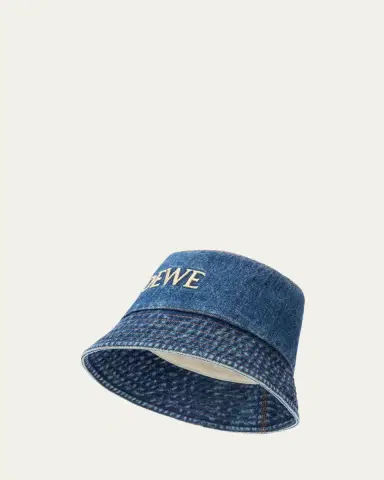 Loewe x Paula's Ibiza Logo Denim Bucket Hat | Thumbnail 5