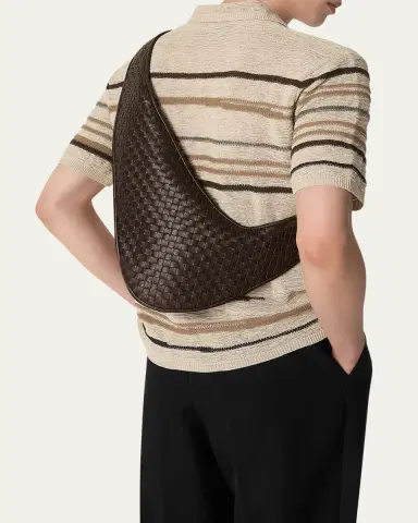 Bottega Veneta Men's Moto Shoulder Bag | Thumbnail 2