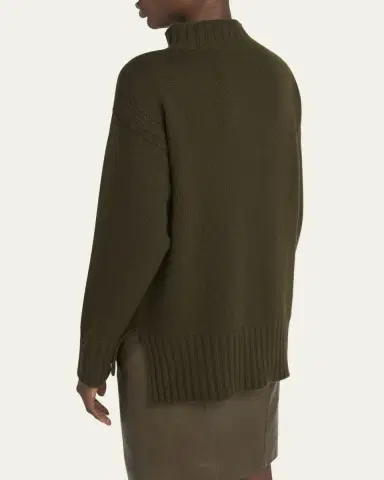 TOM FORD Mock-Neck Wool-Cotton Sweater | Thumbnail 3