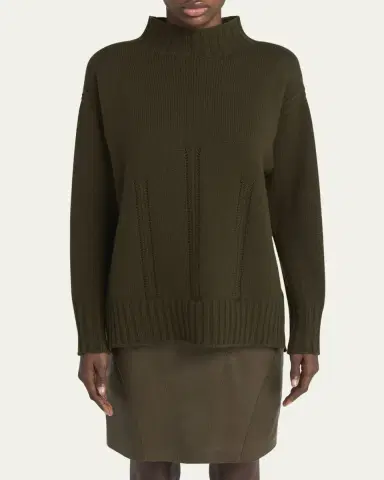 TOM FORD Mock-Neck Wool-Cotton Sweater | Thumbnail 4