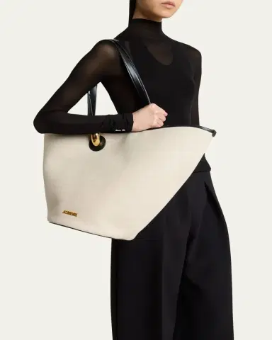 Jacquemus Le Bambola Canvas Tote Bag | Thumbnail 2