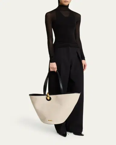 Jacquemus Le Bambola Canvas Tote Bag | Thumbnail 5