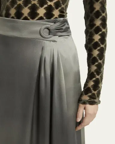 Giorgio Armani Ombre Silk Maxi Wrap Skirt | Thumbnail 5 Giorgio Armani Ombre Silk Maxi Wrap Skirt | Thumbnail 5