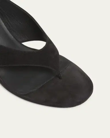 Alaïa Suede Wedge Thong Sandals | Thumbnail 5
