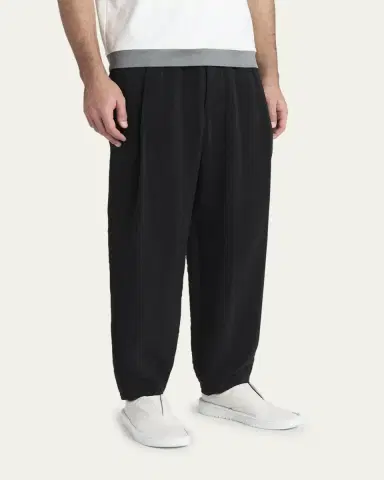 Giorgio Armani Men's Deerskin Slip-On Sneakers | Thumbnail 2 Giorgio Armani Men's Deerskin Slip-On Sneakers | Thumbnail 2