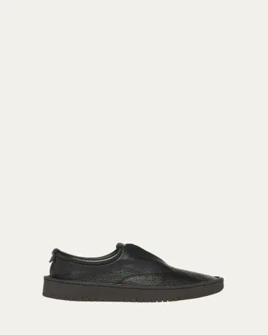 Giorgio Armani Men's Deerskin Slip-On Sneakers | Thumbnail 6 Giorgio Armani Men's Deerskin Slip-On Sneakers | Thumbnail 6