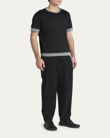 Giorgio Armani Men's Deerskin Slip-On Sneakers | Thumbnail 8 Giorgio Armani Men's Deerskin Slip-On Sneakers | Thumbnail 8