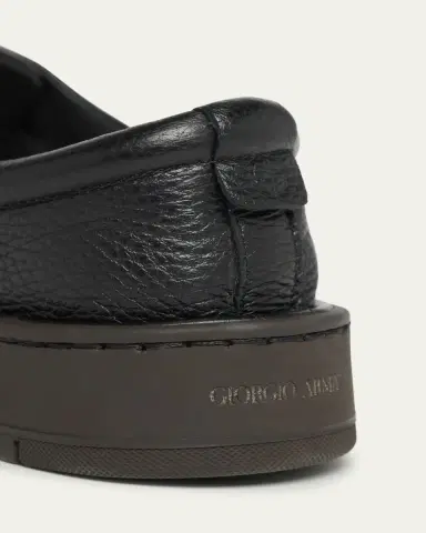 Giorgio Armani Men's Deerskin Slip-On Sneakers | Thumbnail 10 Giorgio Armani Men's Deerskin Slip-On Sneakers | Thumbnail 10