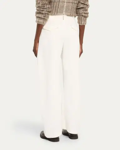 Brunello Cucinelli Pleated Cotton Barrel-Leg Tailored Pants | Thumbnail 3 Brunello Cucinelli Pleated Cotton Barrel-Leg Tailored Pants | Thumbnail 3