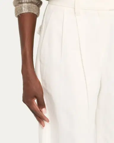 Brunello Cucinelli Pleated Cotton Barrel-Leg Tailored Pants | Thumbnail 5 Brunello Cucinelli Pleated Cotton Barrel-Leg Tailored Pants | Thumbnail 5
