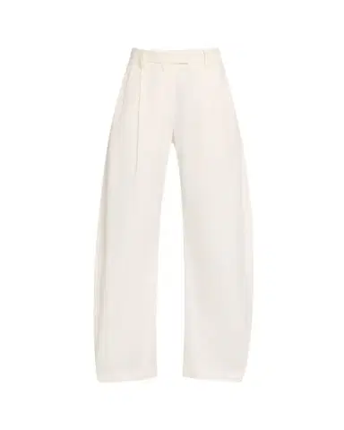 Brunello Cucinelli Pleated Cotton Barrel-Leg Tailored Pants | Thumbnail 1 Brunello Cucinelli Pleated Cotton Barrel-Leg Tailored Pants | Thumbnail 1