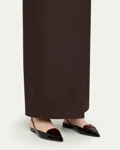 Malone Souliers Laurie Pointed-Toe Slingback Ballerina Flats | Thumbnail 2