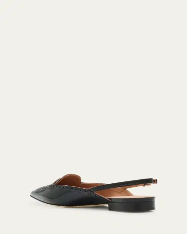Malone Souliers Laurie Pointed-Toe Slingback Ballerina Flats | Thumbnail 4