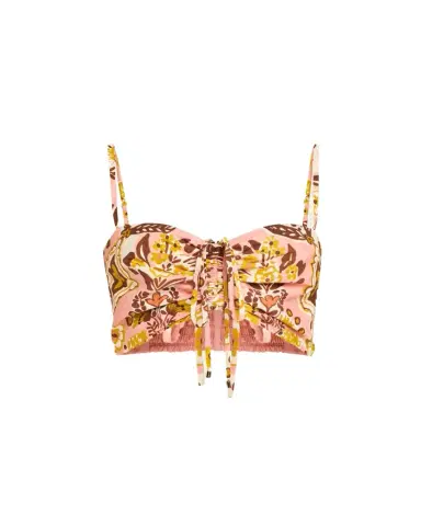 Cara Cara Maidstone Ruched Sweetheart Crop Top | Thumbnail 1 Cara Cara Maidstone Ruched Sweetheart Crop Top | Thumbnail 1