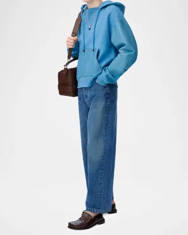 Loewe Men's Straight Fit Cropped Jeans | Thumbnail 5 Loewe Men's Straight Fit Cropped Jeans | Thumbnail 5
