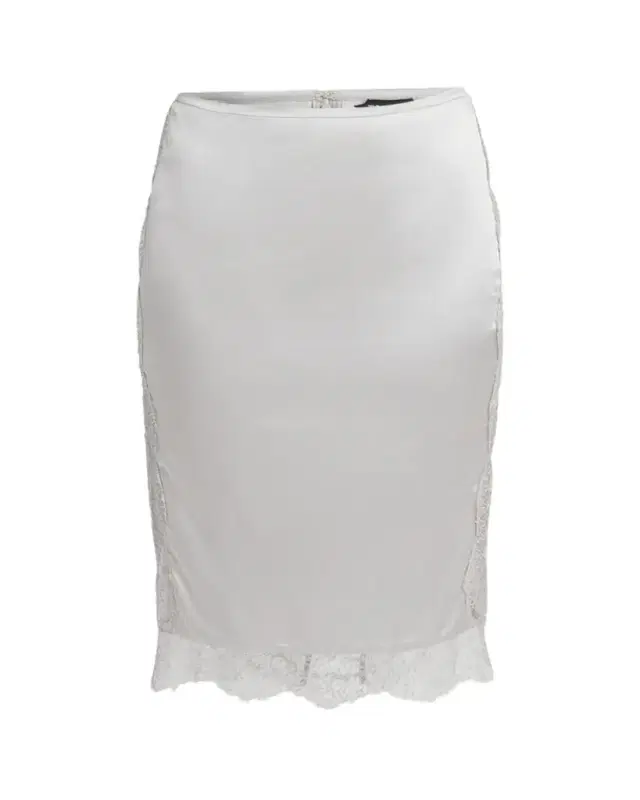 TOM FORD Lace-Inset Stretch Crepe Satin Skirt