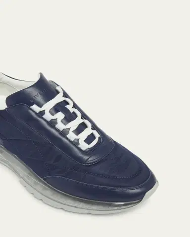 Givenchy Men's Clear-Sole Nylon and Leather Sneakers | Thumbnail 5 Givenchy Men's Clear-Sole Nylon and Leather Sneakers | Thumbnail 5