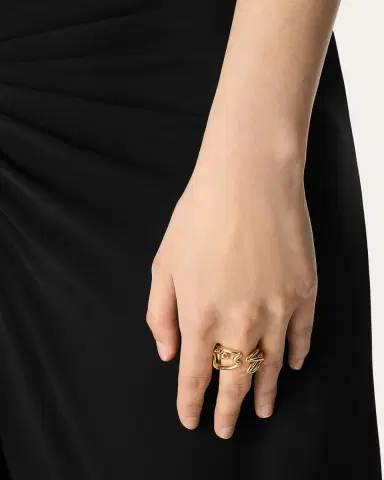 Bottega Veneta Open Fish Ring | Thumbnail 2 Bottega Veneta Open Fish Ring | Thumbnail 2