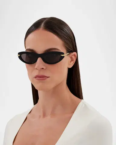 Bottega Veneta BV1368S Cat-Eye Recycled Acetate Sunglasses | Thumbnail 3 Bottega Veneta BV1368S Cat-Eye Recycled Acetate Sunglasses | Thumbnail 3