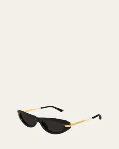 Bottega Veneta BV1368S Cat-Eye Recycled Acetate Sunglasses | Thumbnail 5 Bottega Veneta BV1368S Cat-Eye Recycled Acetate Sunglasses | Thumbnail 5