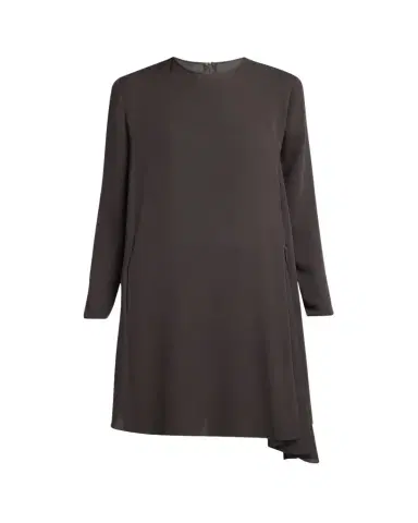Giorgio Armani Silk Georgette Draped Tunic Dress | Thumbnail 1 Giorgio Armani Silk Georgette Draped Tunic Dress | Thumbnail 1