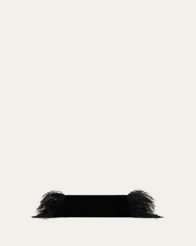 Akris Anouk Small Clutch Bag with Feather Trim | Thumbnail 3 Akris Anouk Small Clutch Bag with Feather Trim | Thumbnail 3