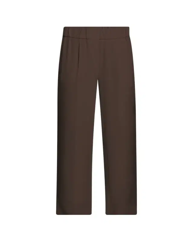 Brunello Cucinelli Silk Crepe Cady Tailored Straight-Leg Pull-On Pants
