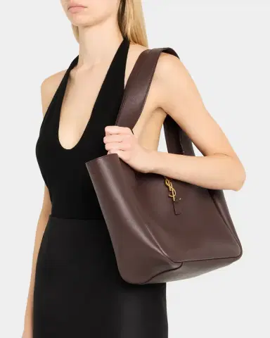 Saint Laurent Le 5 À 7 Bea YSL Tote Bag in Calfskin Leather | Thumbnail 6 Saint Laurent Le 5 À 7 Bea YSL Tote Bag in Calfskin Leather | Thumbnail 6