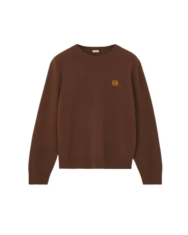 Men's Wool Mini-Anagram Crewneck Sweater