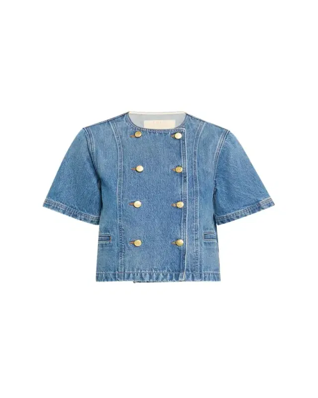 Ulla Johnson The Serge Short-Sleeve Jacket