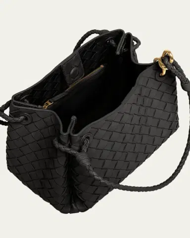 Bottega Veneta Parachute Medium Nappa Leather Shoulder Bag | Thumbnail 4 Bottega Veneta Parachute Medium Nappa Leather Shoulder Bag | Thumbnail 4